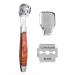Foot callus remover foot rasp foot scrubber.Remove Feet Hard Skin .Solid wood non-slip handle,10 Replacement blades,1 Foot File Heads