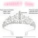 Crystal Tiara Crown Headband for Women Girls - Crystal Headband Elegant Princess Crown with Combs Rhinestone Crown for Bridal Wedding Prom Birthday Party Cosplay Christmas Halloween Hair Accessories 01 - Buy Online on GoSupps.com