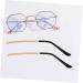 Ultechnovo Glasses Spare Parts - Black Screw Holder & Metal Bracket Replacement - 3 Pairs of Legs for Goldenx3st Frame - Buy Online on GoSupps.com