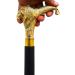 FYNJREX Brass Walking Stick Solid Vintage Designer Lion Head Wooden Cane Antique Style - Buy Online on GoSupps.com