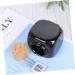 Gogogmee Medicine Cup Liquid Powder Container Clear Ceramic Storage Bottle Dappen Empty Mini Jars with Lids Cerace Manicure Bottle Wooden Cap Cork Art Small Bamboo Porcelain Cup Travel Nail 7.50X5.50X5.50CM Black - Buy Online on GoSupps.com