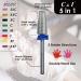 C&I 5 in 1 Tapered Nail Drill Bit - Professional Manicure Machine Accessory - Buy Online on GoSupps.com