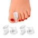 Welnove Upgraded Gel Toe Separators - Aloe Vera Extract Infused Silicone Toe Spacers Bunion Pads for Straightening Overlapping Toes Bunions Calluses - Bunion Corrector for Men and Women - 14 Pack