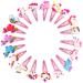 tiopeia 20 PCS Unicorn Hair Clips Cute Unicorn Hair Barrettes Cartoon Hairpins for Kids Girls Children
