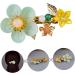 DOITOOL Hairpin Wedding Hair Clip Vintage Metal Hair Barrettes Hair Barrettes for Women Hair Accessory for Women Spring Flower Hair Barrettes Girl Back of Head Agate Miss - Buy Online on GoSupps.com
