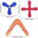 Tatuo Set of 3 Returning Boomerangs for Athletes and Beginners - Wood and Soft Boomerangs for Sports Games - Ideal for Young Throwers - Parental Supervision Required - Buy Online on GoSupps.com