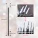GCQQ 200Pcs Long Tips Micro Brush Applicator - Disposable Eyelash & Nail Polish Applicator | Bendable Black Micro Brushes for Lash Lift & Crafts - Buy Online on GoSupps.com