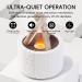 Campfire Flame Diffuser - 250ml Aromatherapy Humidifier with Remote Control | Essential Oil Diffuser for Home Bedroom & Office | Auto Shut-Off & Night Light - Perfect Gift (Black - Buy Online on GoSupps.com