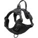 No Pull Dog Harness | Adjustable Reflective & Soft Padded | Breathable Dog Vest for Small Breeds - Black - Buy Online on GoSupps.com