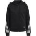 adidas Women's Future Icon 3-Stripes Hooded Tracktop - Medium Black | Sportswear - Buy Online on GoSupps.com