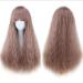 BGHJUE Wig Halloween Hair Fashion Anime Wigs Air Volume High Temperature Soft Hair Silk Bulk Hair Long Big Hair Wig Long Brown Hair
