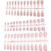 French Nail 10 SheetsColor Matting Press on Nails with White Edge 12 Size Full Cover Stick on Nails Simple False Nails Type 1 French Nails Type1 - Buy Online on GoSupps.com