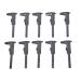 Eyebrow Measuring Ruler Scale Transparent Lightweight Plastic 10pcs Microblading Vernier Caliper for Styling - Buy Online on GoSupps.com