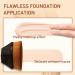 Black Diamond-shaped Kabuki Foundation Makeup Brush with Storage Case - Ideal for Blending Liquid, Cream, or Powder Cosmetics - Buy Online on GoSupps.com