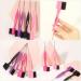 PATKAW 1 Set Double-headed Eyebrow Comb Brush Portable Eyebrow Comb Women Hair Edge Brush with Head Replacement - Buy Online on GoSupps.com