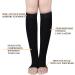 Famkit Compression Socks 23-32 mmHg - Open Toe Varicose Veins Relief - Black Medium - Nylon & Spandex | International Shipping - Buy Online on GoSupps.com