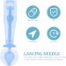 200pcs 30G Twist Top Lancets for Blood Testing - Disposable Lancing Needle for Diabetes - Sky Blue - Buy Online on GoSupps.com