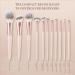 RIJAHO Makeup brush gift set: 11 piece professional makeup brush advanced synthetic kabuki brush set foundation make-up powder blusher eye shadow concealer high gloss brush mixed makeup brush set - Buy Online on GoSupps.com