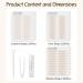 640Pcs Breathable Eyelid Lift Strips Set for Heavy Hooded & Droopy Lids - Glue-Free Mesh Eye Lid Tape for Hooded Eyes - Buy Online on GoSupps.com