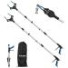Reacher Grabber Tool Heavy Duty, 2-Pack 44" Foldable Grabbers for Elderly with Upgraded Rotating Anti-Slip Jaw & 2 Drawstring Bags, Strong Magnetic, Sturdy Reaching Assist Tool for Trash Pick Up, Aid 44 Inch(Pack of 2)