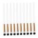 BIUDECO 10pcs Makeup Brush Concealer Brush Eye Makeup Kit Eye for Makeup Eye Makeup Tool White Wooden Handle