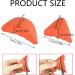 2 Pairs Shoe Inserts - Make Shoes Smaller Toe Filler & Spacers for Loose Shoes (Orange - Buy Online on GoSupps.com