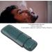 2 Finger Cigar Travel Case Handmade 2 Finger Cigar Holder Durable Portable Waterproof for Business for Party (Green) Green yellow - Buy Online on GoSupps.com