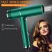 1800W Professional Ionic Hair Dryer | Fast Drying Compact & Folding Blow Dryer for Travel Salon & Family Use - Green - Buy Online on GoSupps.com