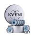KVENI Ceramic Skateboard Bearings, Premium 608rs Ball Bearing - Pro Longboard Bearings for Quad Skate, Inline Roller Blades, Scooters, Spinners,ABEC, 8 Pack Blue
