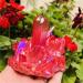 Home Decoration Natural Crystal Quartz Flame Aura Quartz Crystal Cluster Ore Specimens Random delivery Stones Home Goods ZJGIDTEM