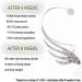 ONLYNERY Magnetic Acupressure Earrings for Weight Loss | Scratch-Resistant Slimming Earrings | Non-Pierced Shiny & Easy to Wear - Buy Online on GoSupps.com