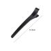 Poniks Hair Clip Set - 6 Black Plastic Hair Clips for Professionals | 12 cm Hairdressing Essentials - Buy Online on GoSupps.com