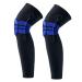 Sports Full Long Leg Knee Compression Sleeve with Patella Gel Pad & Side Stabilizers - Knee Brace for Men Women Running Gym Workout Arthritis Joint Recovery (Black Medium) Black Medium