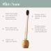 Wild & Stone Bio-Bamboo Toothbrush for Adults | Eco-Friendly Vegan 100% Biodegradable | Medium Dupont Fiber Bristles | Four Unique Patterns - Buy Online on GoSupps.com