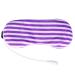 Sleep Eye Mask - USB for Eyes Sleeping Travel Portable Purple Stripe