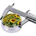 Beautiful Sunflowers Mini Round Pill Box - 3 Compartment Travel Organizer for Home & Office - Buy Online on GoSupps.com