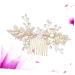 Didiseaon Alloy Hair Comb Crystal Hair Comb Bridal Hair Comb Women Hair Comb Hair Accessories Wedding Women's - Buy Online on GoSupps.com