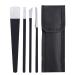 Pedicure Knife Set 4Pcs Professional Stainless Steel Ingrown Toenail Knife Tools with Storage Bag Nail Knives Cuticle Remover for Feet Ingrown Toe Nail Correction Pedicure Tools Kit