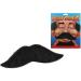 Alsino Black Self-Adhesive Mario Mustache Sticker - Perfect for Parties & Costumes | LG9613 BART - Buy Online on GoSupps.com