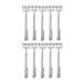 Jerss 10-part back scratch pull-out mini handle scraper scratchy 5-part cockroache scrapers miniature for scratch cover remover