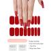  Wahrshei 16 Pcs Red Nail Art Sticker Film UV Gel Nail Art Sticker Nail Art Gel Nail Sticker - Buy Online on GoSupps.com