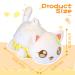 Laibuy Cat Stuffed Animal Toy | Soft Cat Cushion Plush Pillow for Kids | Funny Pussy Plushie Gift | Orange Kitten Stuffed Toy - Buy Online on GoSupps.com