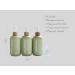 OLLIES Refillable Shampoo and Conditioner Bottles - Set of 3 | Stylish Label | 17oz | Shower Soap Dispenser - Buy Online on GoSupps.com