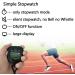 Fcxjtu Simple Digital Sports Stopwatch Timer - Silent Basic Operation for Swimming & Running Training | Non-Waterproof Black Design - Buy Online on GoSupps.com