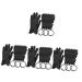 FRCOLOR 4 Sets Gel Nail Art Gloves Uv Gloves Disposable Gloves Nail Gel Anti Gloves Manicure Gloves Nail Tape for Nail Art Gel Nail Gloves Uv Protection Adhesive Tape PVC