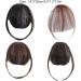 rongweiwang Endless Style Options With These Clip In Hair Extensions Creating 3D Clip In Bangs Tape In Hair Extensions Human Hair brownish black - Buy Online on GoSupps.com