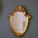 ZHCHAO Vintage Hanging Small Round Oval Golden Hanging Wall Makeup For Bathroom Makeup Toilet (Size : 44cm) - Buy Online on GoSupps.com
