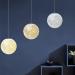 Kruihan 3D Printed Moon Pendant Lamp | Adjustable Ceiling Light for Kids' Rooms Restaurants & Living Spaces - 25cm Diameter - Buy Online on GoSupps.com