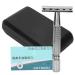 Premium Double Edge Safety Razor | Portable Classic Razor for Men - International Shipping Available - Buy Online on GoSupps.com