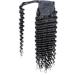 Ponytail Extension Deep Wave Human Hair Ponytail Extension for Black Women Wrap Around Ponytail with Magic Paste Clip In Wave Ponytail Hair Extensions Human Hair Pieces Ponytail Hairpiece for Women 10inches 100g - Buy Online on GoSupps.com